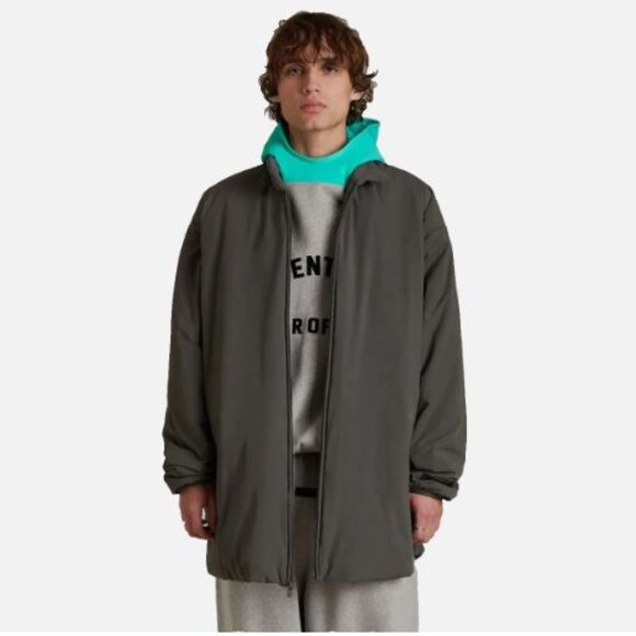 ESSENTIALS Fear of God Ink Filled Oversized Jacket Puffer Men's Size L Relaxed - Picture 1 of 11